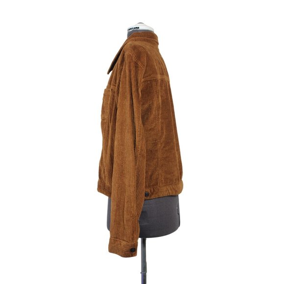 1 Sunset Lane juniors' corduroy button front short trucker jacket XL - Picture 2 of 9